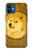 W3826 Dogecoin Shiba Hülle Schutzhülle Taschen und Leder Flip für iPhone 12 mini