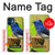 W3839 Bluebird of Happiness Blue Bird Hülle Schutzhülle Taschen und Leder Flip für iPhone 12 mini