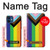 W3846 Pride Flag LGBT Hülle Schutzhülle Taschen und Leder Flip für iPhone 12 mini