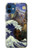 W3851 World of Art Van Gogh Hokusai Da Vinci Hülle Schutzhülle Taschen und Leder Flip für iPhone 12 mini