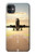 W3837 Airplane Take off Sunrise Hülle Schutzhülle Taschen und Leder Flip für iPhone 11