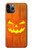 W3828 Pumpkin Halloween Hülle Schutzhülle Taschen und Leder Flip für iPhone 11 Pro