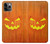 W3828 Pumpkin Halloween Hülle Schutzhülle Taschen und Leder Flip für iPhone 11 Pro