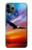 W3841 Bald Eagle Flying Colorful Sky Hülle Schutzhülle Taschen und Leder Flip für iPhone 11 Pro