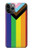 W3846 Pride Flag LGBT Hülle Schutzhülle Taschen und Leder Flip für iPhone 11 Pro