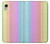 W3849 Colorful Vertical Colors Hülle Schutzhülle Taschen und Leder Flip für iPhone XR