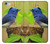 W3839 Bluebird of Happiness Blue Bird Hülle Schutzhülle Taschen und Leder Flip für iPhone 6 Plus, iPhone 6s Plus