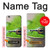 W3845 Green frog Hülle Schutzhülle Taschen und Leder Flip für iPhone 6 Plus, iPhone 6s Plus