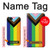 W3846 Pride Flag LGBT Hülle Schutzhülle Taschen und Leder Flip für iPhone 5 5S SE