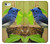 W3839 Bluebird of Happiness Blue Bird Hülle Schutzhülle Taschen und Leder Flip für iPhone 5C