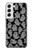 W3835 Cute Ghost Pattern Hülle Schutzhülle Taschen und Leder Flip für Samsung Galaxy S22