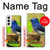 W3839 Bluebird of Happiness Blue Bird Hülle Schutzhülle Taschen und Leder Flip für Samsung Galaxy S22