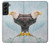 W3843 Bald Eagle On Ice Hülle Schutzhülle Taschen und Leder Flip für Samsung Galaxy S22 Plus