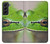 W3845 Green frog Hülle Schutzhülle Taschen und Leder Flip für Samsung Galaxy S22 Plus
