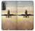W3837 Airplane Take off Sunrise Hülle Schutzhülle Taschen und Leder Flip für Samsung Galaxy S21 5G
