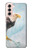 W3843 Bald Eagle On Ice Hülle Schutzhülle Taschen und Leder Flip für Samsung Galaxy S21 5G