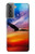 W3841 Bald Eagle Flying Colorful Sky Hülle Schutzhülle Taschen und Leder Flip für Samsung Galaxy S21 Plus 5G, Galaxy S21+ 5G