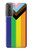 W3846 Pride Flag LGBT Hülle Schutzhülle Taschen und Leder Flip für Samsung Galaxy S21 Plus 5G, Galaxy S21+ 5G