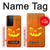 W3828 Pumpkin Halloween Hülle Schutzhülle Taschen und Leder Flip für Samsung Galaxy S21 Ultra 5G