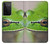 W3845 Green frog Hülle Schutzhülle Taschen und Leder Flip für Samsung Galaxy S21 Ultra 5G