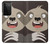 W3855 Sloth Face Cartoon Hülle Schutzhülle Taschen und Leder Flip für Samsung Galaxy S21 Ultra 5G
