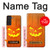 W3828 Pumpkin Halloween Hülle Schutzhülle Taschen und Leder Flip für Samsung Galaxy S21 FE 5G