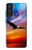 W3841 Bald Eagle Flying Colorful Sky Hülle Schutzhülle Taschen und Leder Flip für Samsung Galaxy S21 FE 5G