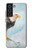 W3843 Bald Eagle On Ice Hülle Schutzhülle Taschen und Leder Flip für Samsung Galaxy S21 FE 5G