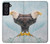 W3843 Bald Eagle On Ice Hülle Schutzhülle Taschen und Leder Flip für Samsung Galaxy S21 FE 5G