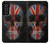 W3848 United Kingdom Flag Skull Hülle Schutzhülle Taschen und Leder Flip für Samsung Galaxy S21 FE 5G