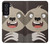 W3855 Sloth Face Cartoon Hülle Schutzhülle Taschen und Leder Flip für Samsung Galaxy S21 FE 5G