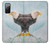 W3843 Bald Eagle On Ice Hülle Schutzhülle Taschen und Leder Flip für Samsung Galaxy S20 FE