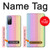 W3849 Colorful Vertical Colors Hülle Schutzhülle Taschen und Leder Flip für Samsung Galaxy S20 FE