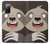 W3855 Sloth Face Cartoon Hülle Schutzhülle Taschen und Leder Flip für Samsung Galaxy S20 FE