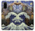 W3851 World of Art Van Gogh Hokusai Da Vinci Hülle Schutzhülle Taschen und Leder Flip für Samsung Galaxy S20