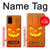 W3828 Pumpkin Halloween Hülle Schutzhülle Taschen und Leder Flip für Samsung Galaxy S20 Plus, Galaxy S20+