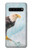 W3843 Bald Eagle On Ice Hülle Schutzhülle Taschen und Leder Flip für Samsung Galaxy S10 5G