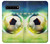 W3844 Glowing Football Soccer Ball Hülle Schutzhülle Taschen und Leder Flip für Samsung Galaxy S10 5G