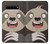 W3855 Sloth Face Cartoon Hülle Schutzhülle Taschen und Leder Flip für Samsung Galaxy S10 5G