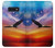 W3841 Bald Eagle Flying Colorful Sky Hülle Schutzhülle Taschen und Leder Flip für Samsung Galaxy S10e