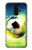 W3844 Glowing Football Soccer Ball Hülle Schutzhülle Taschen und Leder Flip für Samsung Galaxy S9 Plus