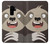 W3855 Sloth Face Cartoon Hülle Schutzhülle Taschen und Leder Flip für Samsung Galaxy S9 Plus