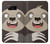 W3855 Sloth Face Cartoon Hülle Schutzhülle Taschen und Leder Flip für Samsung Galaxy S8 Plus