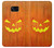 W3828 Pumpkin Halloween Hülle Schutzhülle Taschen und Leder Flip für Samsung Galaxy S7