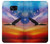 W3841 Bald Eagle Flying Colorful Sky Hülle Schutzhülle Taschen und Leder Flip für Samsung Galaxy S7
