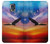 W3841 Bald Eagle Flying Colorful Sky Hülle Schutzhülle Taschen und Leder Flip für Samsung Galaxy S5