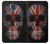 W3848 United Kingdom Flag Skull Hülle Schutzhülle Taschen und Leder Flip für Samsung Galaxy S5