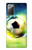 W3844 Glowing Football Soccer Ball Hülle Schutzhülle Taschen und Leder Flip für Samsung Galaxy Note 20