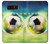 W3844 Glowing Football Soccer Ball Hülle Schutzhülle Taschen und Leder Flip für Note 8 Samsung Galaxy Note8