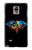 W3842 Abstract Colorful Diamond Hülle Schutzhülle Taschen und Leder Flip für Samsung Galaxy Note 4